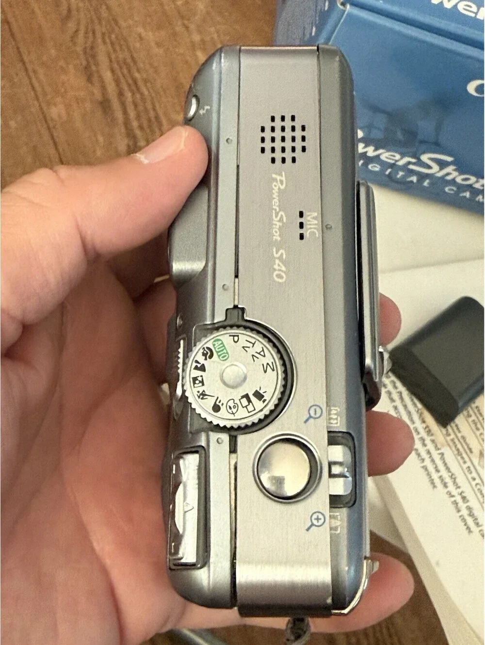 Canon PowerShot S40, W/box, Memory Card , Charger Battery , Manual , Working